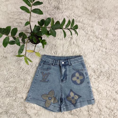 Casual Stretch Jeans Hot Drilling Denim Shorts