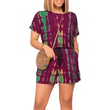 Casual Digital Printing Short Set