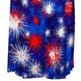 Casual Digital Printing Short Sleeve Maxi Dresses