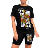Casual Digital Printing Short Set