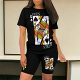 Casual Digital Printing Short Set