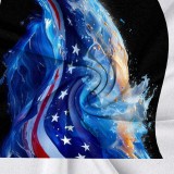Casual Digital Printing O Neck Short Set