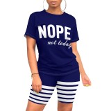 Casual Digital Printing Shorts Sets