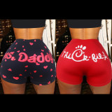 Women's Tights Pattern Print Yoga Shorts