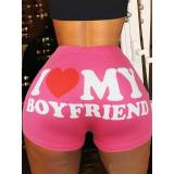 Women's Tights Pattern Print Yoga Shorts