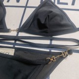 Summer Beach Padded Printed Halter Bikini Swimwear