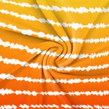 1 Piece Customized Plus Size Casual Gradient Printed V Neck Maxi Dresses