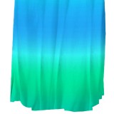 Casual Printed Short Sleeve Maxi Dress