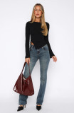 Meet At The Bar Long Sleeve Pullover Top