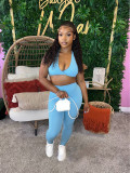 Autumn Athletic Wear Set with Long Pants Three Piece