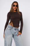 Meet At The Bar Long Sleeve Pullover Top