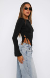 Meet At The Bar Long Sleeve Pullover Top