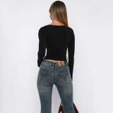 Meet At The Bar Long Sleeve Pullover Top