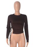 Meet At The Bar Long Sleeve Pullover Top