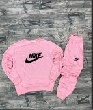 Summer High Quality Cotton Mens Print Long Sleeve Sweatshirt Set