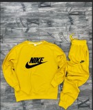 Summer High Quality Cotton Mens Print Long Sleeve Sweatshirt Set