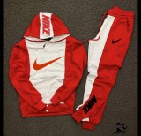 Summer High Quality Cotton Print Long Sleeve Hoodie Sweatshirt Set