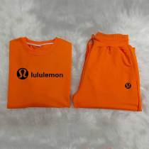 High Quality Cotton Print O Neck Long Sleeve Sweatsuits Set