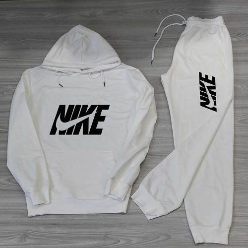 High Quality Cotton Print O Neck Long Sleeve Sweatsuits Hoodie Set