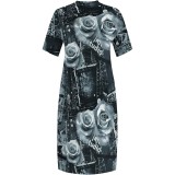 Custom Large Size Casual Printed Outfits V Neck Maxi Dress