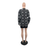 Long Sleeve O Neck Sweaters Dresses