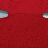 Solid Color Off Shoulder Club Dresses