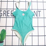 Summer Beach Wear Printed Straps Swimwears