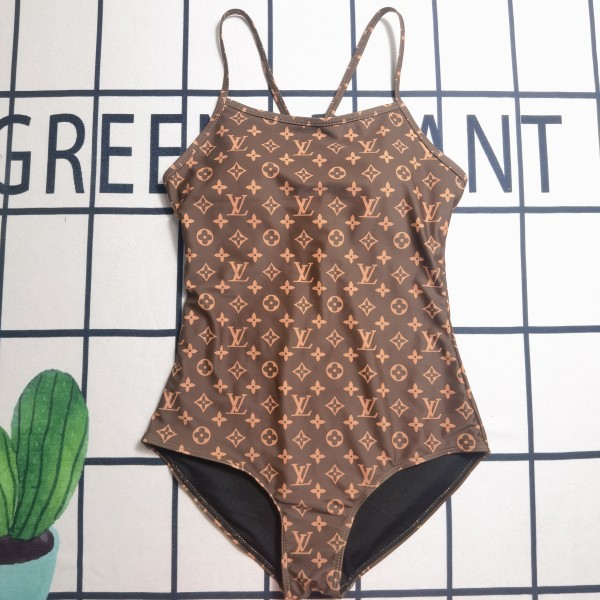 Summer Beach Padded Printed Straps One Piece Swimsuits