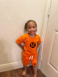 Cotton High Quality Kids Print Short Set