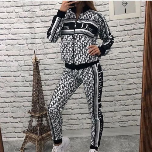 Casual Outdoor Sports Long Sleeves Zip Up High Neck Jacket Set