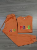 High Quality Cotton Print Pullover Long Sleeve Sweatshirt Set