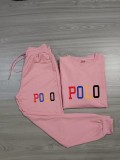 High Quality Cotton Print Pullover Long Sleeve Sweatshirt Set