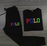 High Quality Cotton Print Pullover Long Sleeve Sweatshirt Set