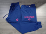 High Quality Cotton Print O Neck Long Sleeve Sweatsuits Set