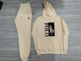 High Quality Cotton Print Hooded Long Sleeve Sweatsuits Set