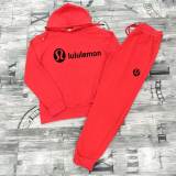 High Quality Cotton Print Hooded Long Sleeve Sweatsuits Set