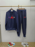High Quality Cotton Print Hooded Long Sleeve Sweatsuits Set