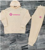 High Quality Cotton Print Hooded Long Sleeve Sweatsuits Set