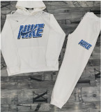 High Quality Cotton Print Hooded Long Sleeve Sweatsuits Set