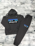 High Quality Cotton Print Hooded Long Sleeve Sweatshirt Set