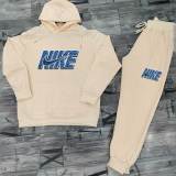 High Quality Cotton Print Hooded Long Sleeve Sweatsuits Set