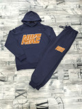 High Quality Cotton Print Hooded Long Sleeve Sweatsuits Set