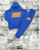 High Quality Cotton Print Hooded Long Sleeve Sweatsuits Set