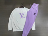 High Quality Cotton Print Long Sleeve Sweatshirt Set
