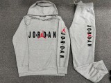 High Quality Cotton Print Hooded Long Sleeve Sweatshirt Set