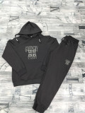 High Quality Cotton Print Hooded Long Sleeve Sweatshirt Set