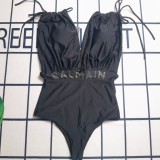 Summer Beach Padded Printed Sling One Piece Swimsuits