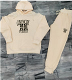 High Quality Cotton Print Hooded Long Sleeve Sweatshirt Set