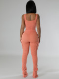 Casual Scoop Neck One Piece Sleeveless Tank Top Rompers Bodycon Pants