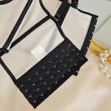 Sheer Bralette Club Party Bra Mesh Corset Lingeire Bustier Strap Crop Tops